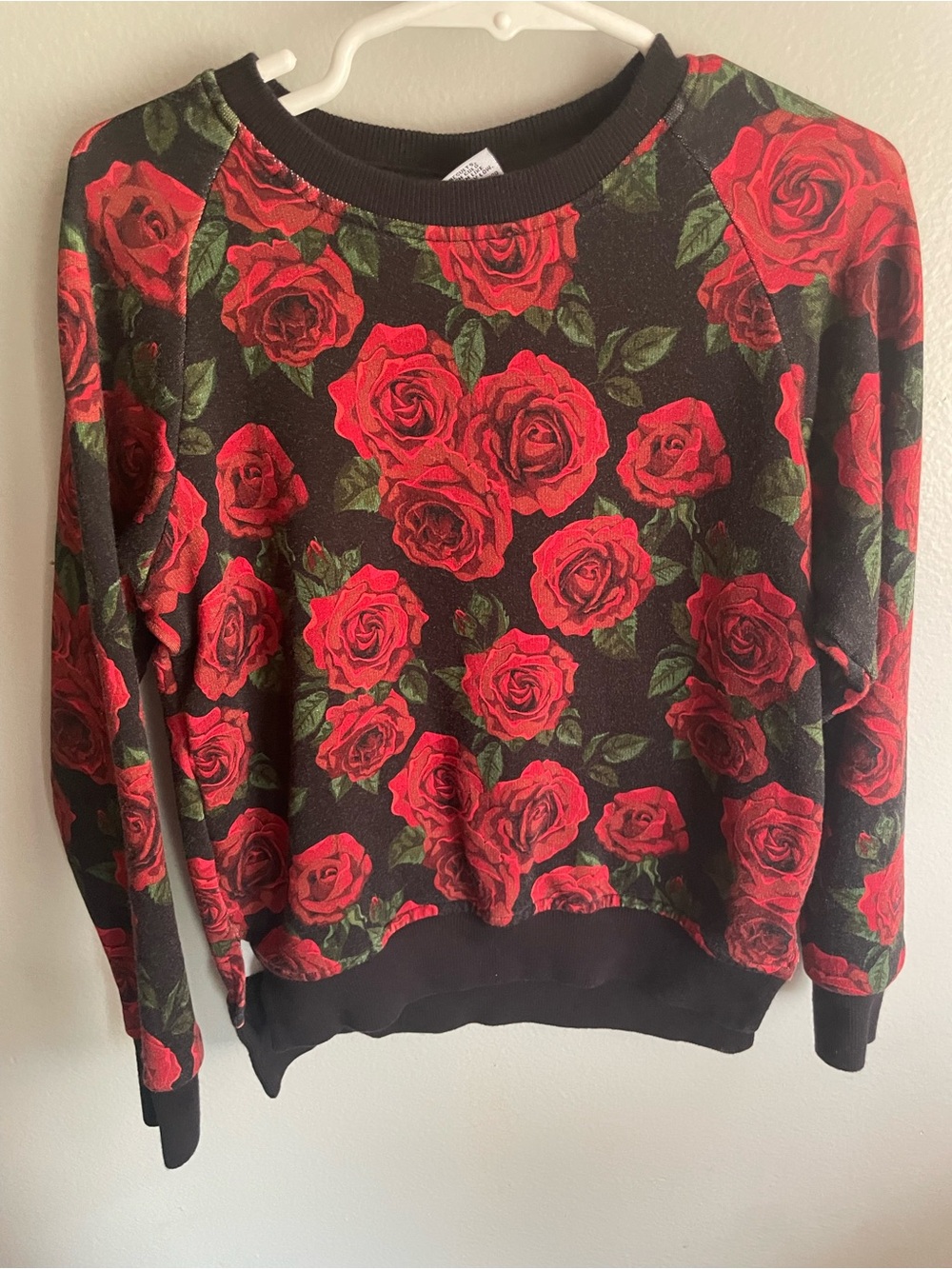 4T Bums and Roses Rose Sweatshirt